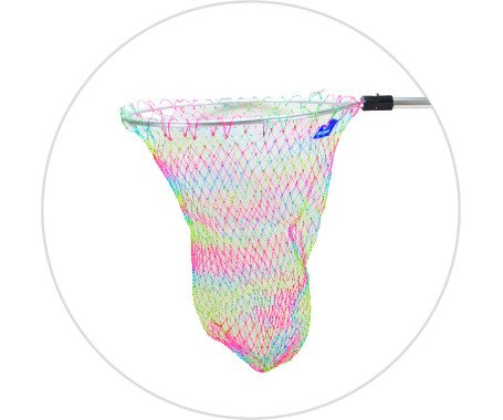 AQUA MARINE - Fixed Handle Nylon Colorful Braided Net (153cm)
